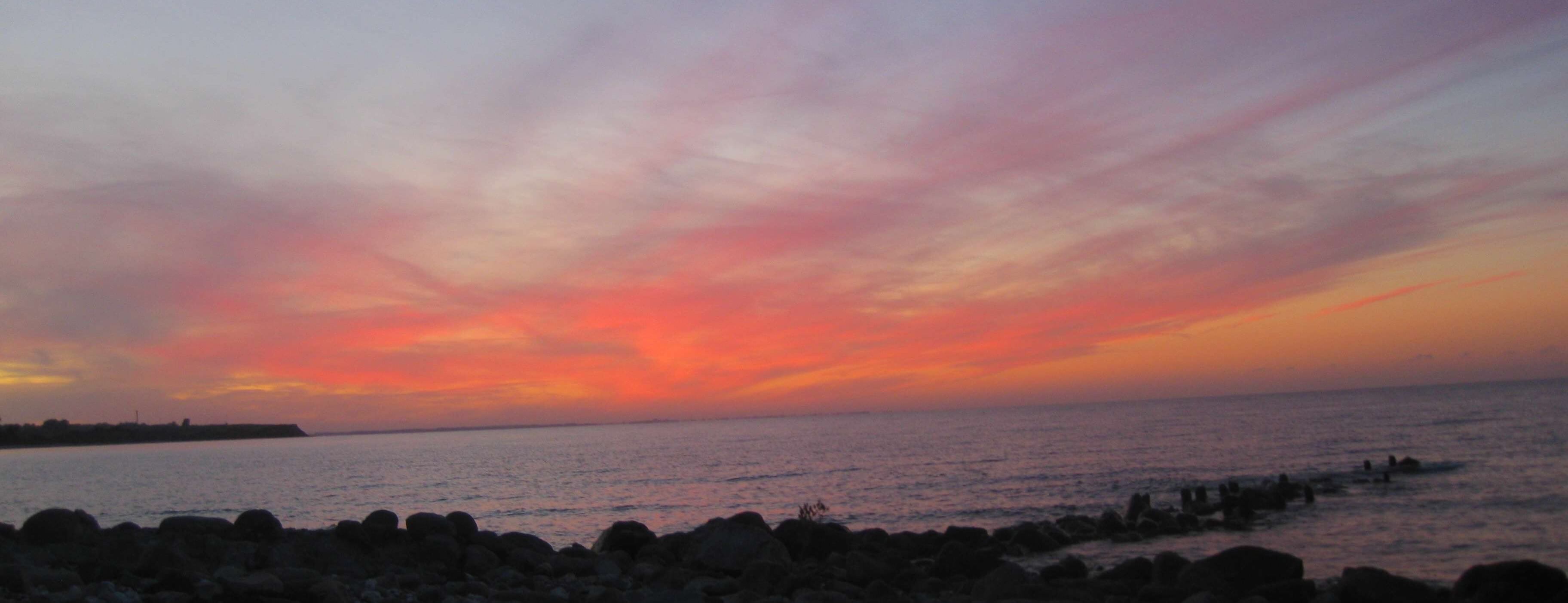 Sonnenuntergang an der Ostsee